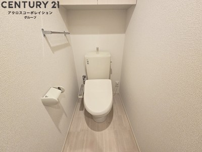 トイレ　ゆったりとした空間のトイレです