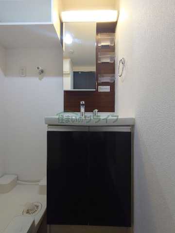 洗面設備　こちらの画像は別部屋の参考間取りです。設備建具の参考に下さい