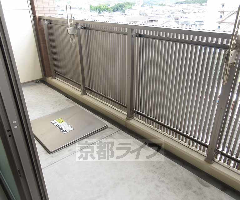 バルコニー　洗濯物も十分干せますよ！
