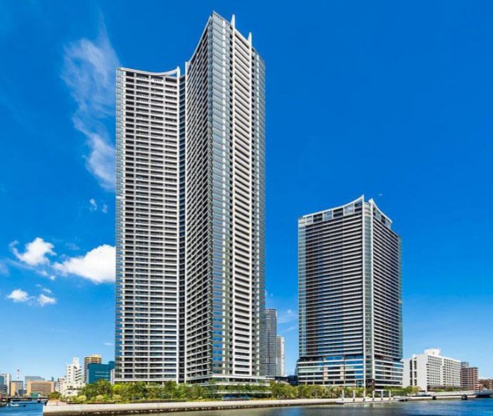 建物外観　2023年竣工　パークタワー勝どき　サウス棟：外観