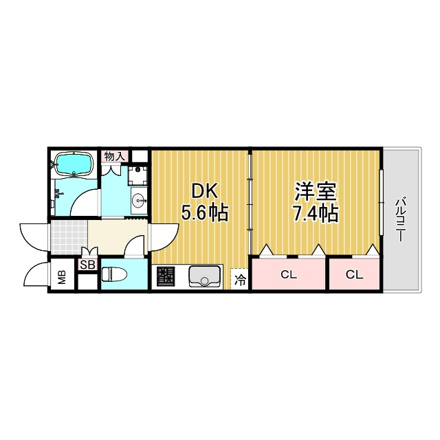 court yard 西宮北口の間取り写真