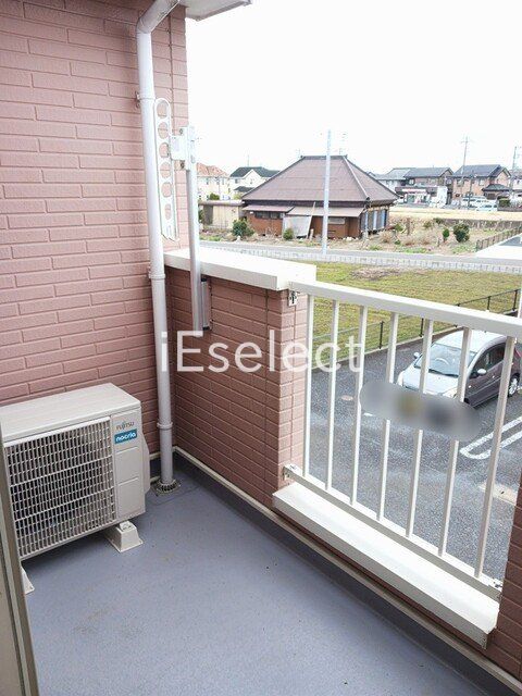 バルコニー　お洗濯物はこちらで