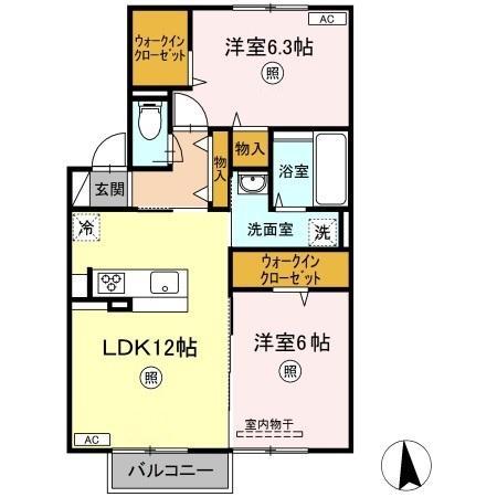 リリックガーデンの間取り写真