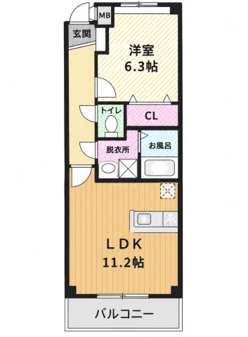 インテックスIII番館の間取り写真