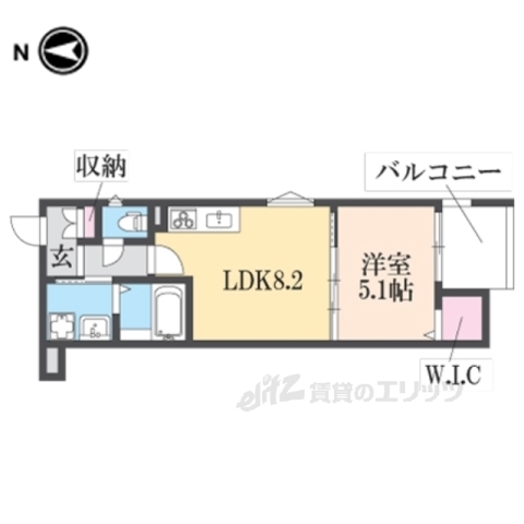 クリエオーレ衣摺1の間取り写真