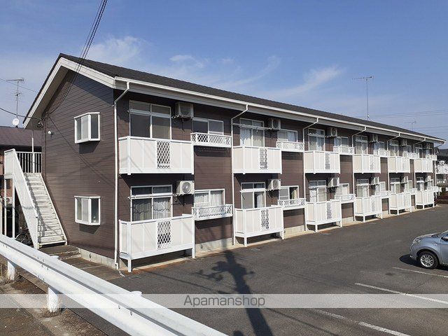 真岡鉄道 真岡駅 バス乗車時間：4分 最寄りバス停で下車 徒歩8分 2階建 築34年の外観写真