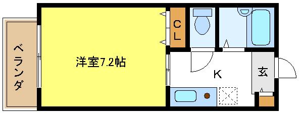 カーサ御崎の間取り写真