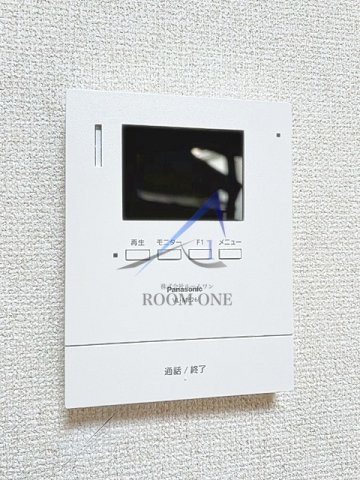 セキュリティ　モニター付きインターホンです。