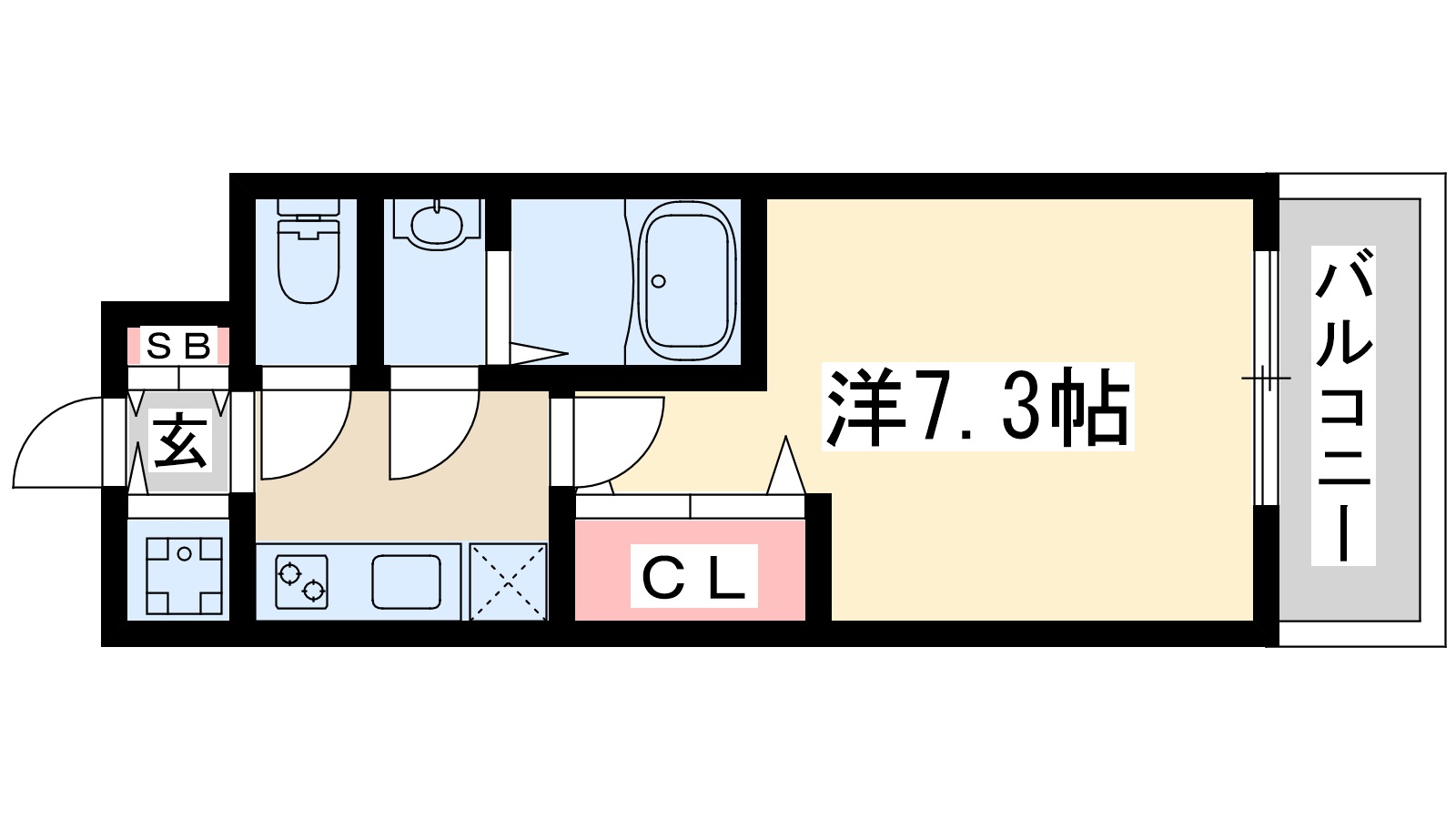 ライジングメゾン新大阪サウスの間取り写真