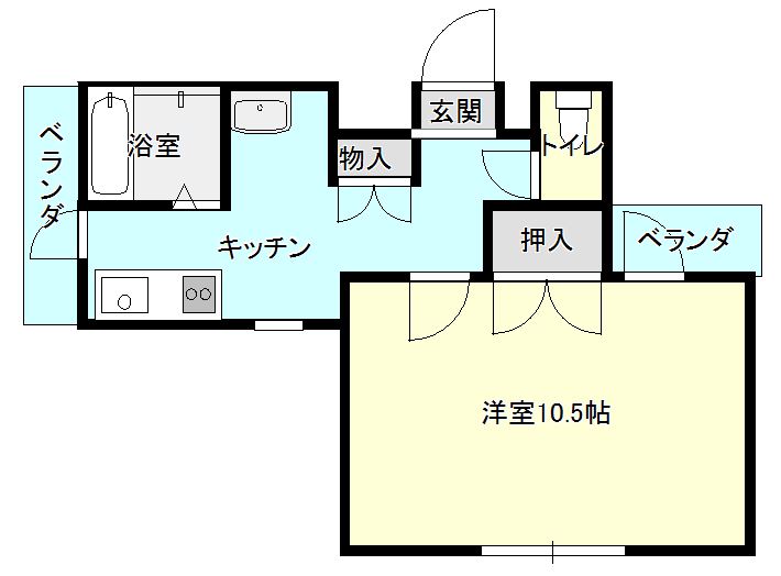 リバティープラザ呉服町の間取り