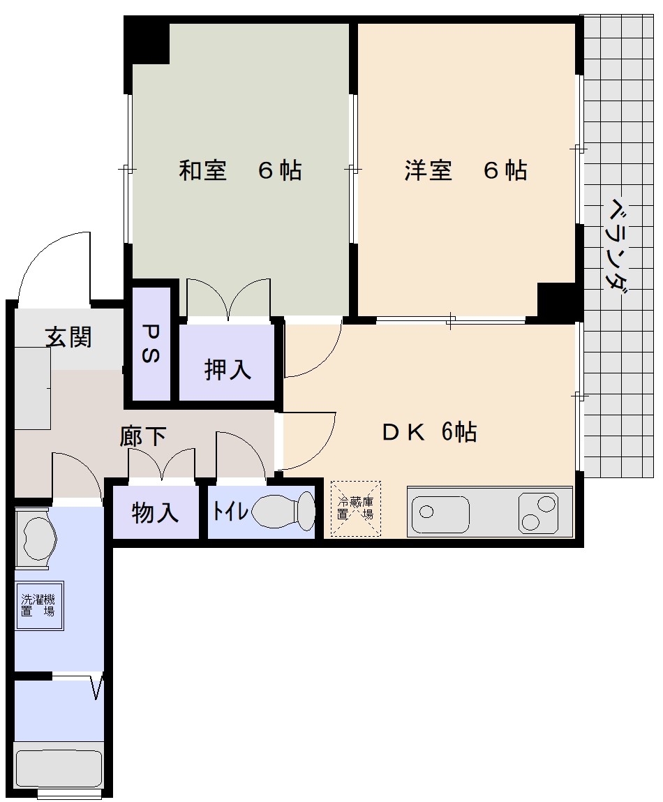 レインボーヒル桜台の間取り