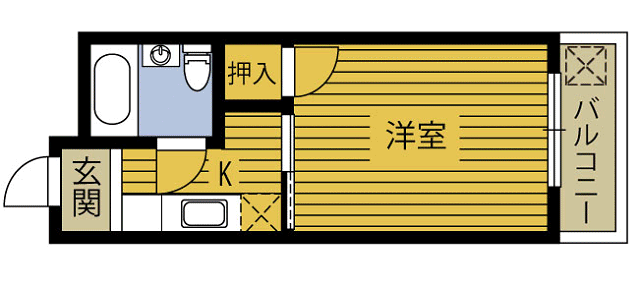 コーポたかおの間取り