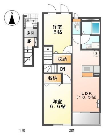 Ｔ．Ｎ．ＳＱＵＡＲＥの間取り