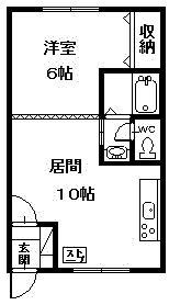 サンライフ錦町Iの間取り