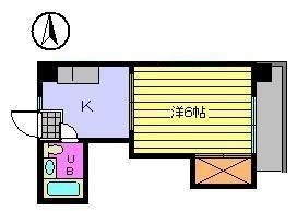 松山市土居田町のマンションの間取り