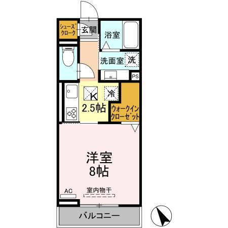 D-square古宿町の間取り