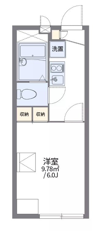 横浜市旭区中沢のマンションの間取り