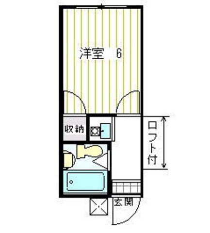 メゾン岡の宮Bの間取り