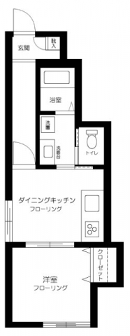 東京都葛飾区東堀切１（アパート）の賃貸物件の間取り