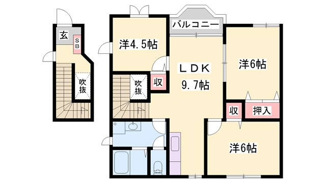 カーペンターIIの間取り