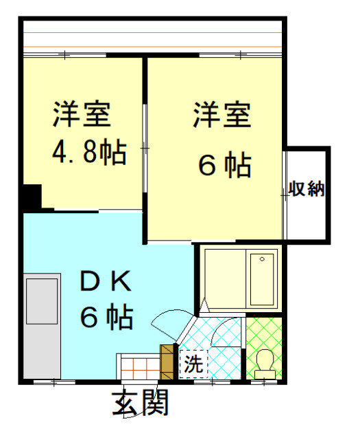 篠田ハウスの間取り