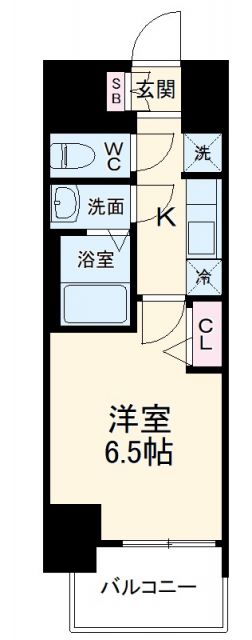 【プレサンスNAGOYAシティオの間取り】