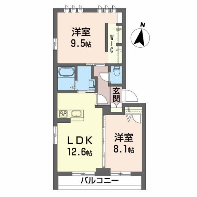 ＶＩＬＬＡ新町の間取り