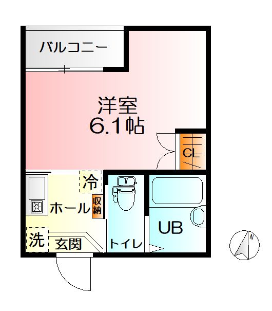 イーリスコート片瀬江ノ島の間取り