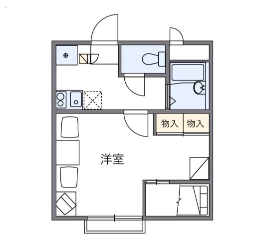 レオパレス武蔵ヶ丘IIの間取り