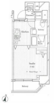 仙台市青葉区一番町のマンションの間取り