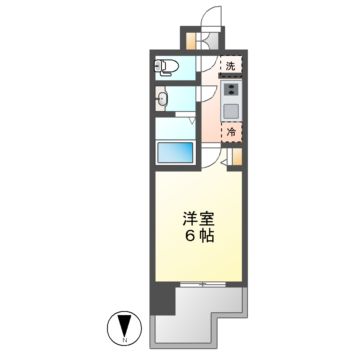 メイクスＷアート名駅南IIIの間取り