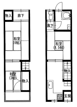 東浅香山町2丁テラスの間取り