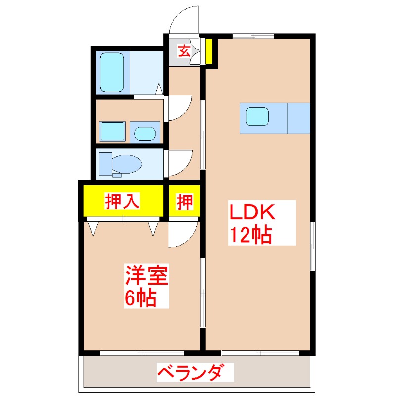 トレゾアIIの間取り