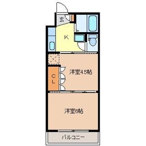 イーグルハイツ銀杏町の間取り