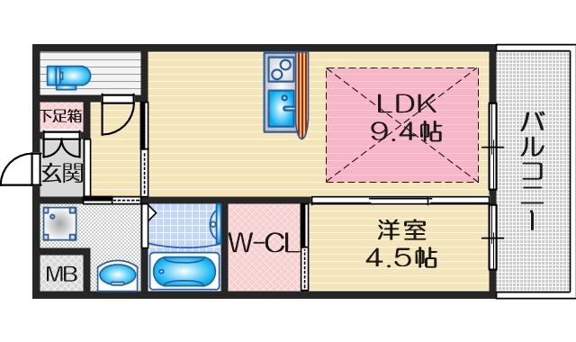 第２２関根マンションの間取り