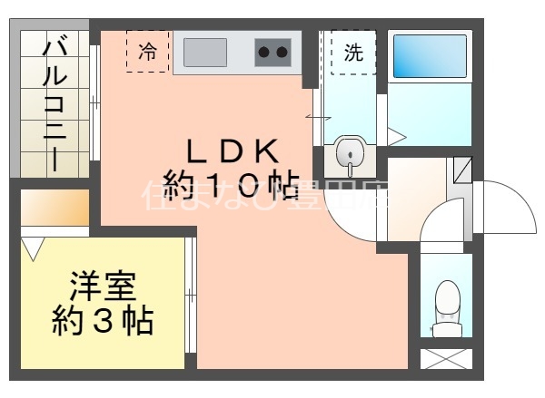 Jack yamanote IIの間取り