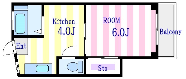 コーポ八千代の間取り