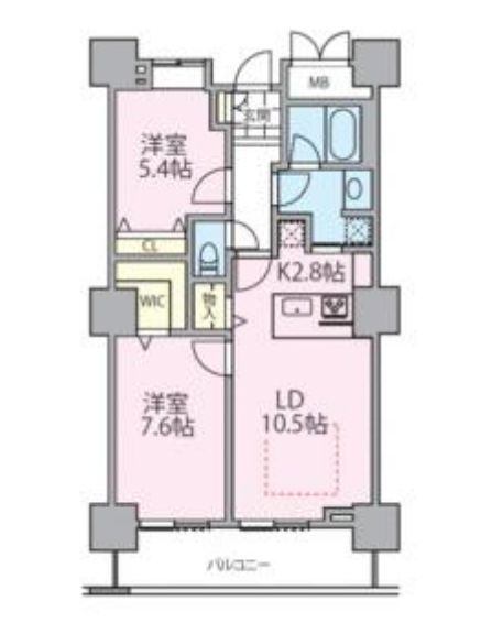 荒川区南千住のマンションの間取り