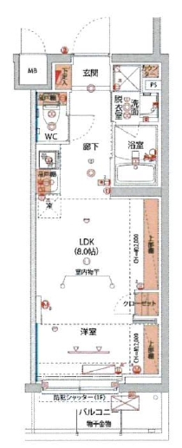 ベルグレードSIの間取り