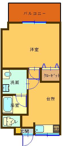 カサブランカ９９の間取り