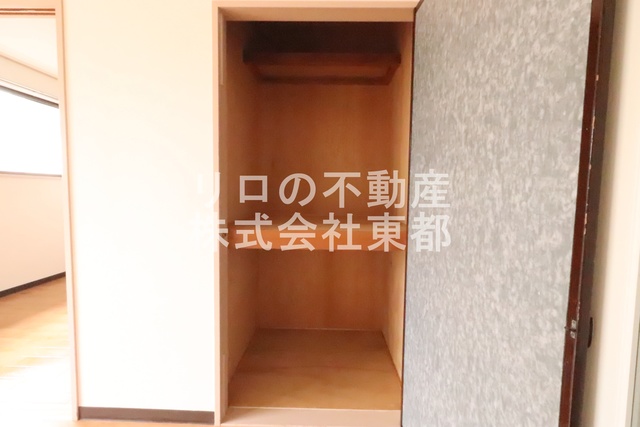 収納　奥行のある収納付です！増えがちな荷物をもスッキリ収納できます
