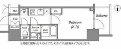 大阪市東成区玉津のマンションの間取り