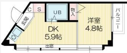 加古川ヤングパレスの間取り