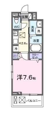 安城市百石町のアパートの間取り