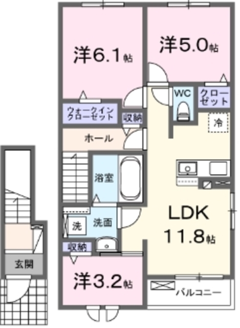 ユニゾン KIIの間取り