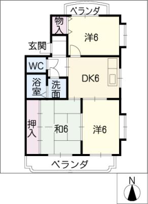 ア・ドリーム　ｋａｗａｓａｋｉの間取り