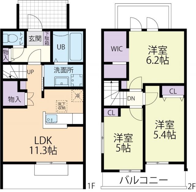 Ｇｒ ｎｄｅ（グランデ）の間取り