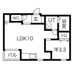 カトレア高宮の間取り