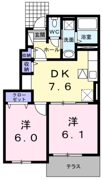 【グレーシア　Ｂの間取り】