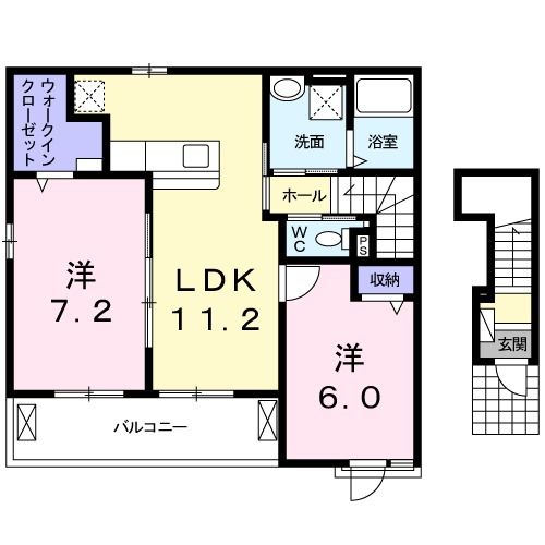 リバーサイド・サクラIIIの間取り